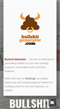 Mobile Screenshot of bullshitgenerator.com